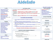 Tablet Screenshot of aideinfo.com